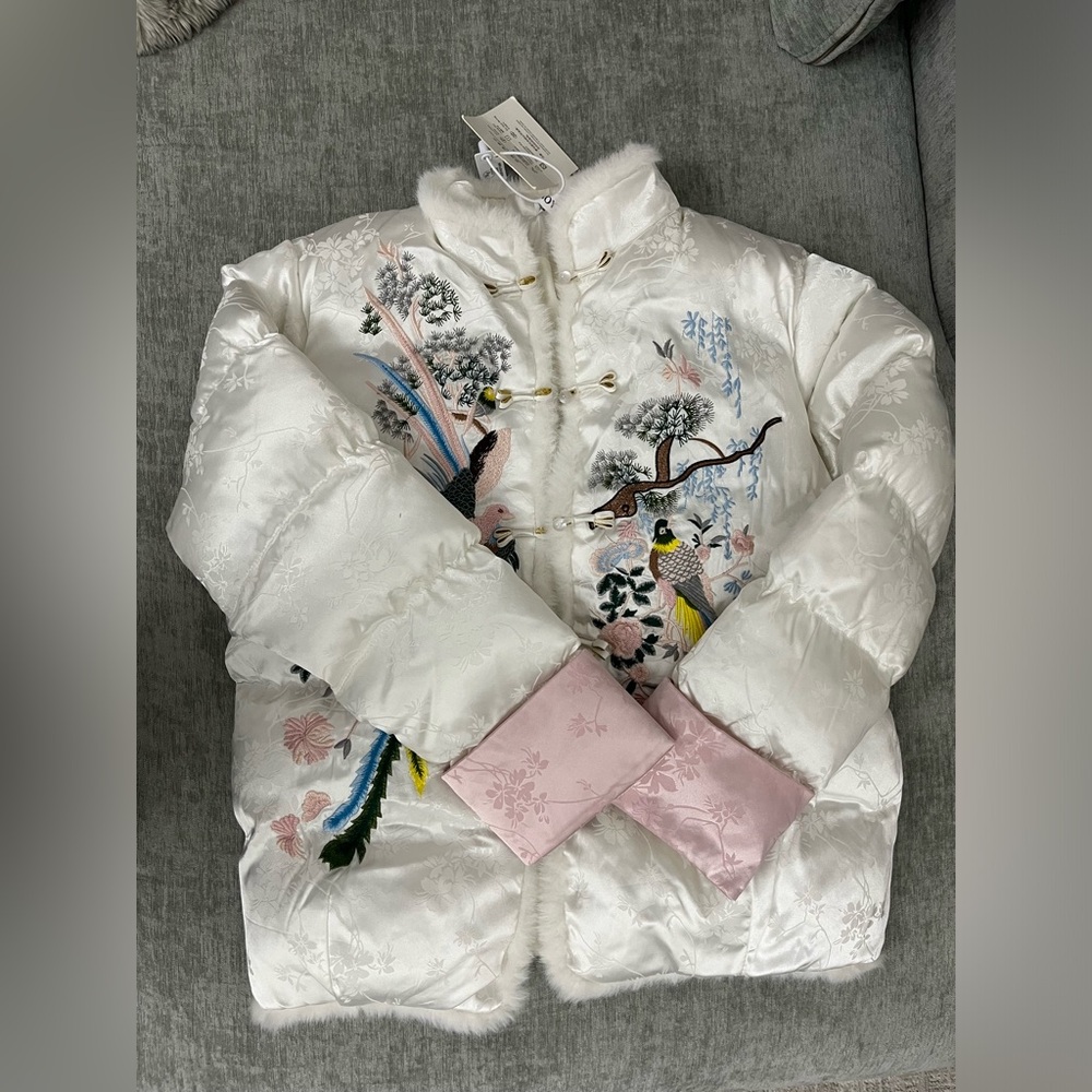 Embroidered cotton blouse